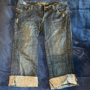 NWOT Hydraulic ankle length blue jeans. Size 13/14